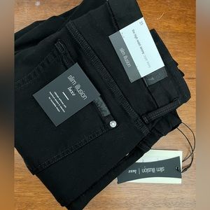 7 for all mankind high waist skinny jeans 31 black NWT